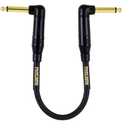 Mogami GOLD INSTRUMENT-01-RR Right Angle to Right Angle Pedal Cable - 10 inch