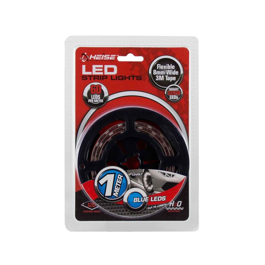 Heise H-B135 3528 Blue Light Strip - 1 Meter, 60 LED, Retail