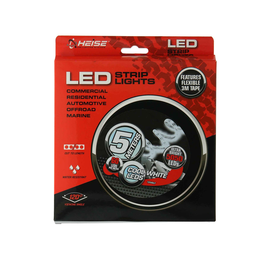 Heise H-CW550 5050 Cool White Light Strip - 5 Meter, 60 LED, Retail