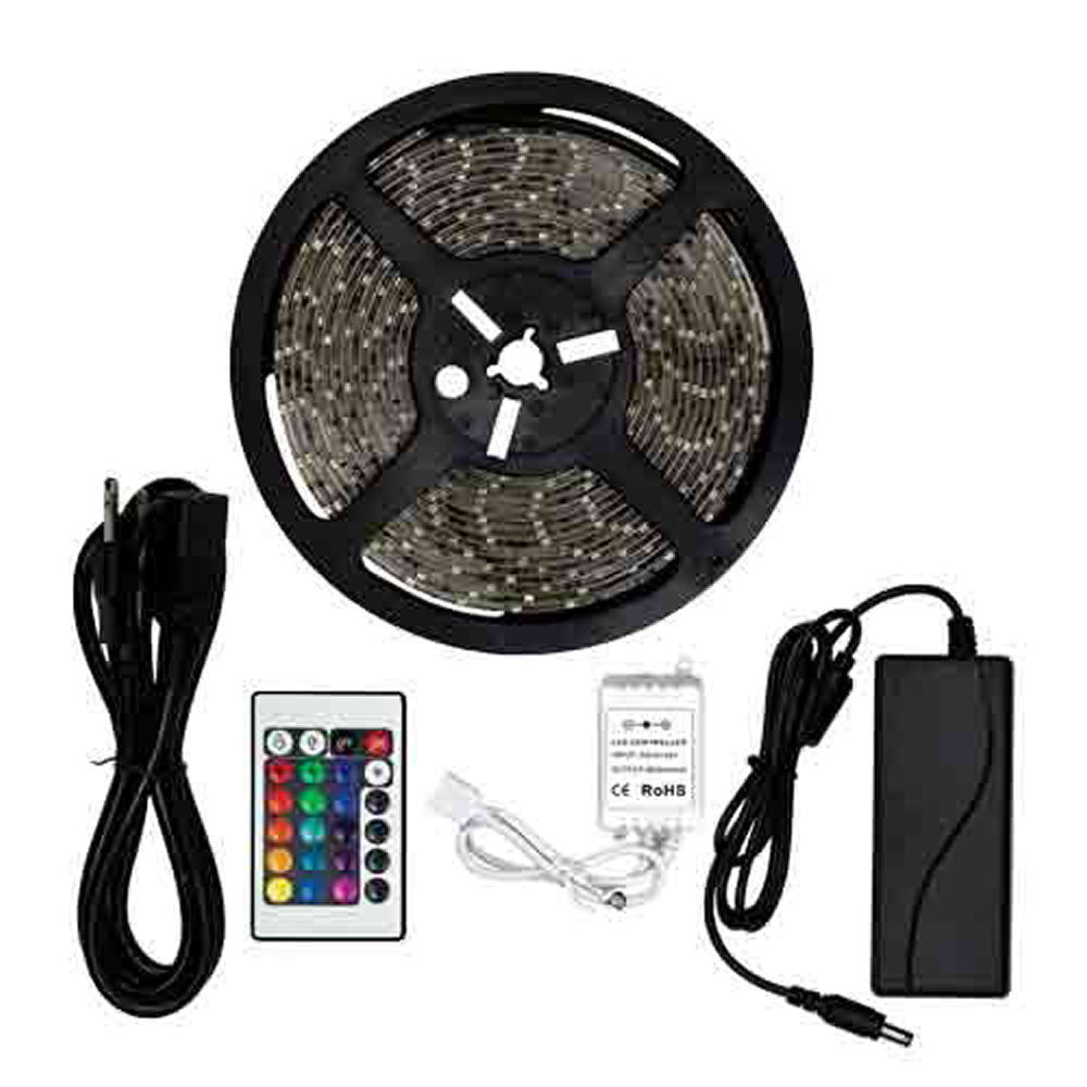 Heise H-RGB5MRK2 RGB 5050 LED Strip Kit - 5 Meter