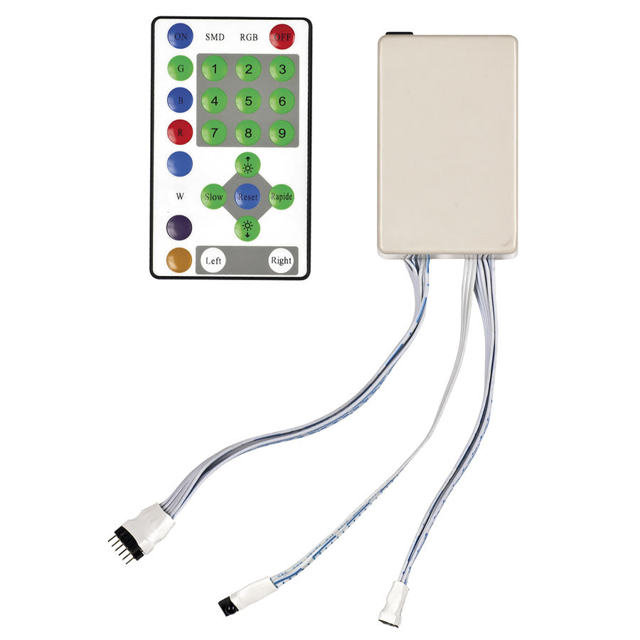 Heise H-RGBC-2 Control Unit for 7 Color RGB LED Strip-H-5MRGB-2 - Retail