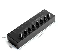 Load image into Gallery viewer, MR DJ Microamp HA800 Ultra-compact 8-channel stereo headphone amplifier