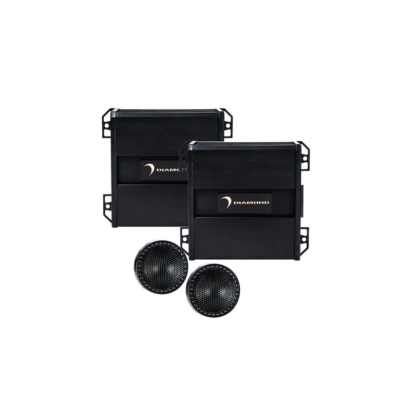 Diamond Audio H65A HEX Series 6.5 “ 2-Way Component Set w/25mm Aluminum Dome Tweeter