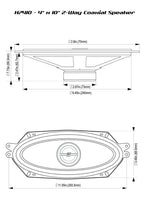 Load image into Gallery viewer, 2 Pair Cerwin Vega H7410 640W 4" x 10" HED 2-Way Coaxial Car Stereo Speakers