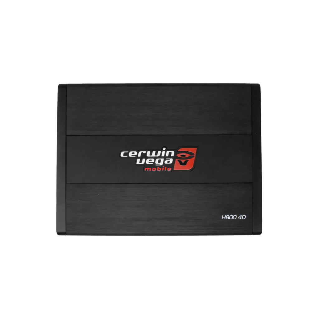 Cerwin Vega H800.4D HED 4-Ch 800W Full Class-D Amplifier + 8 Gauge Amp Kit