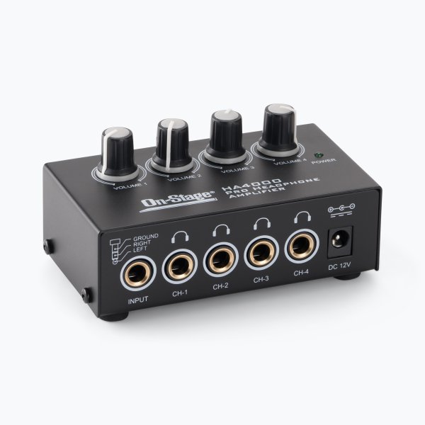 On-Stage HA4000 Four-Channel Headphone Amp