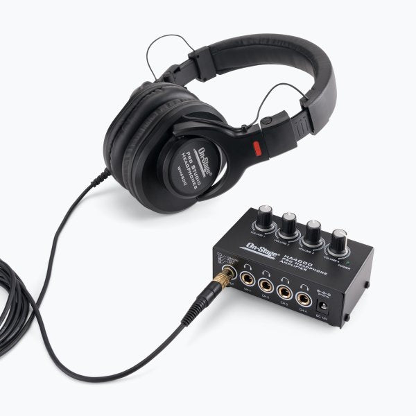 On-Stage HA4000 Four-Channel Headphone Amp