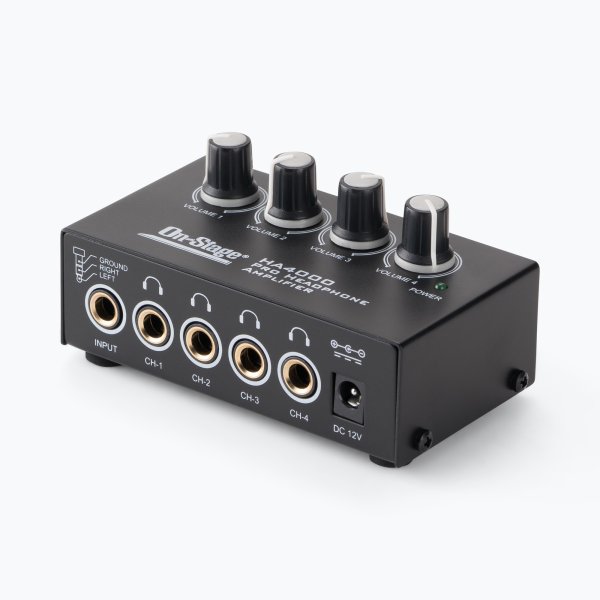 On-Stage HA4000 Four-Channel Headphone Amp