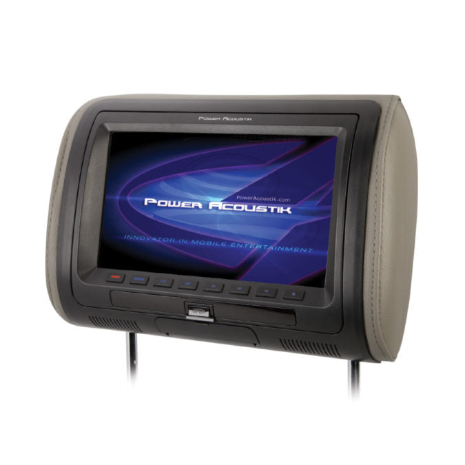 Power Acoustik H-71CC Universal Replacement Headrest Monitor w/ 7” LCD