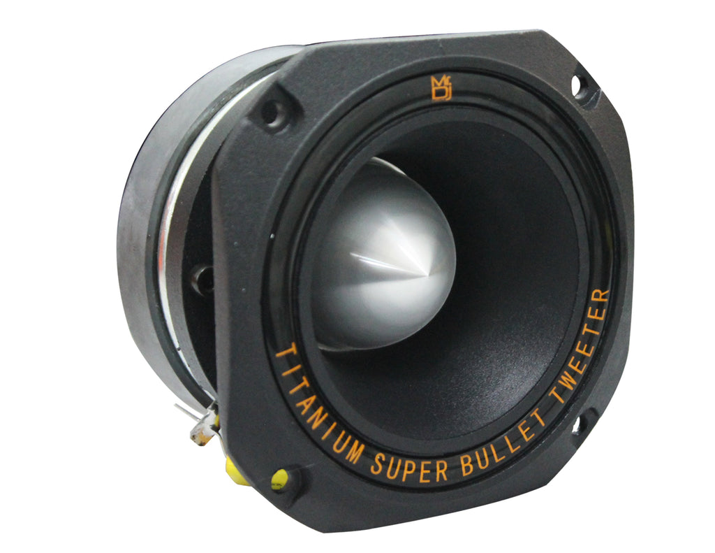 MR DJ HDT600B 600W 4" Piezo Horn Heavy Duty Super Strong Bullet Super Tweeter