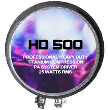 Load image into Gallery viewer, Mr Dj HD-500 1" Compression Grade 500W High-Frequency PA DJ Horn Driver Tweeter