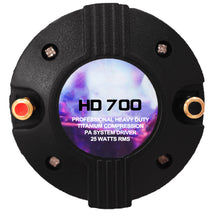 Load image into Gallery viewer, MR DJ HD700 700W PRO PA DJ High-Frequency Titanium Compression Horn Driver Tweeter