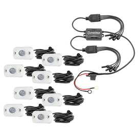 Marine HE-8MLRGBK RGB Accent Lights - 8 Pack Kit