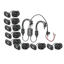 Load image into Gallery viewer, Heise HE-8TLRGBK RGB Accent Light Kit - 8 RGB Pods, 3 LED