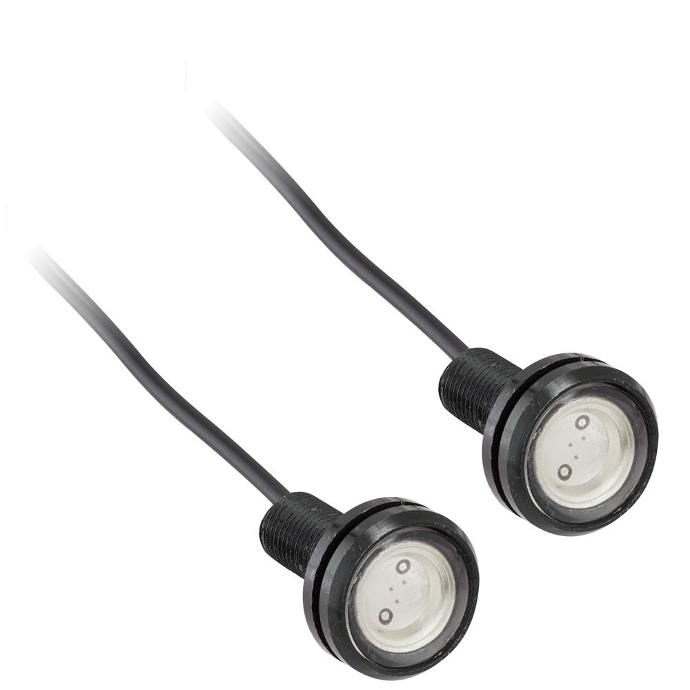 Heise HE-BALG Green Accent Light with Black Frame - .75 Inch, 3 Watt
