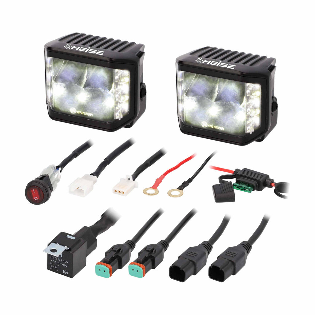 Heise HE-BC1402PK 70W Universal 3" Blackout LED Cube Light