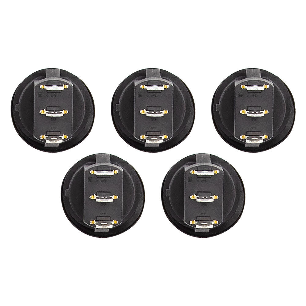 Heise HE-BRS Blue Round Rocker Switch - 5-Pack