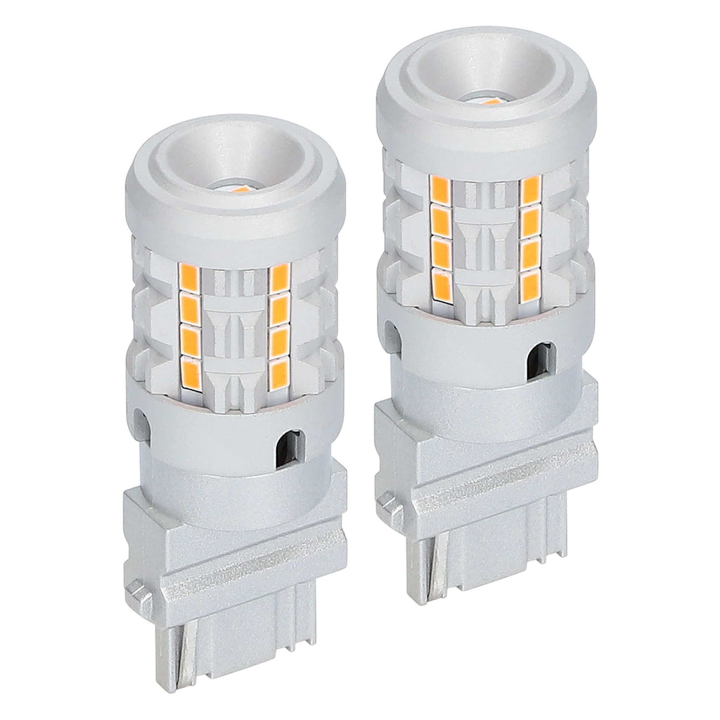 Heise HE-C3156A 3156 Amber Bulbs with Integrated Internal CANBUS System - 2-Pack