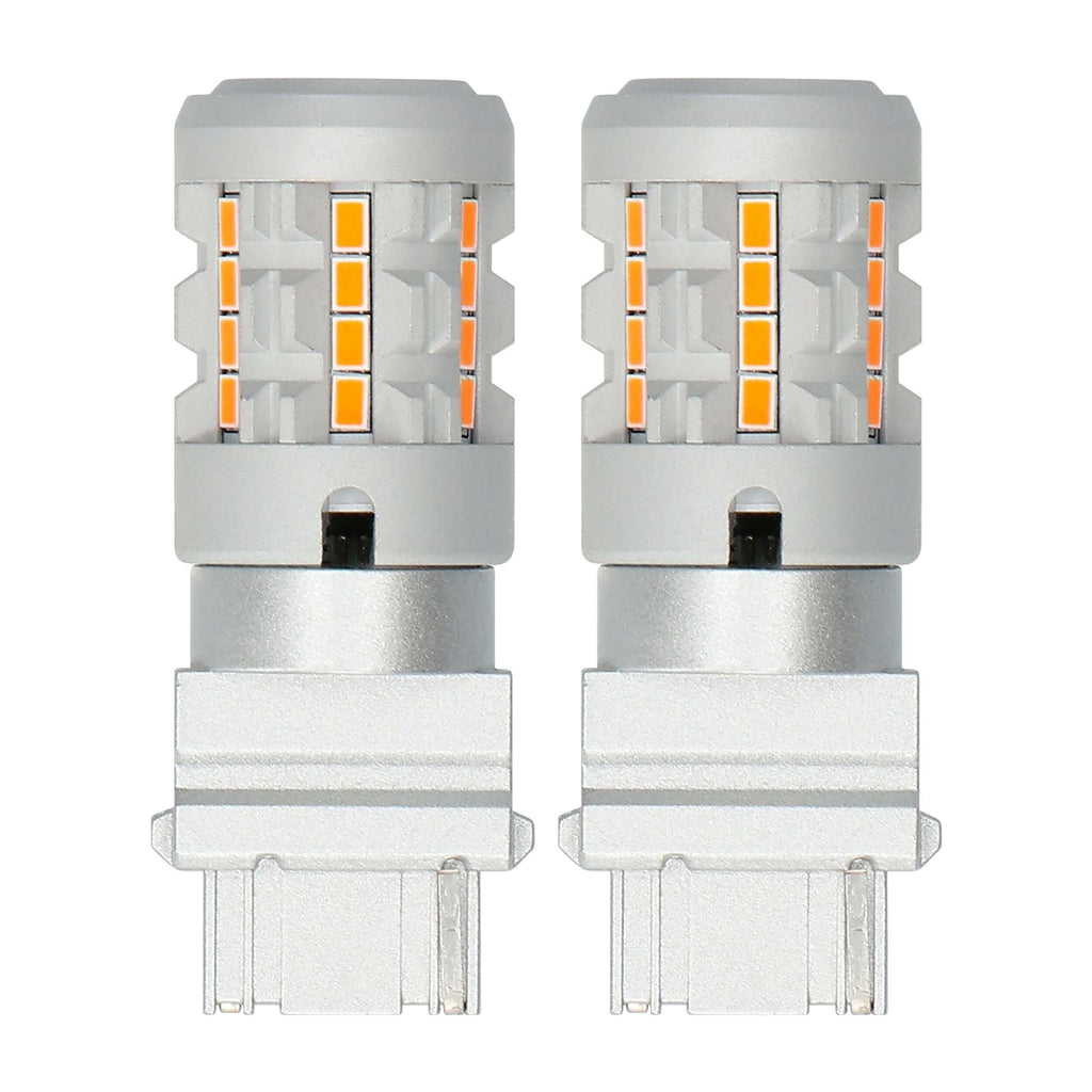 Heise HE-C3156A 3156 Amber Bulbs with Integrated Internal CANBUS System - 2-Pack