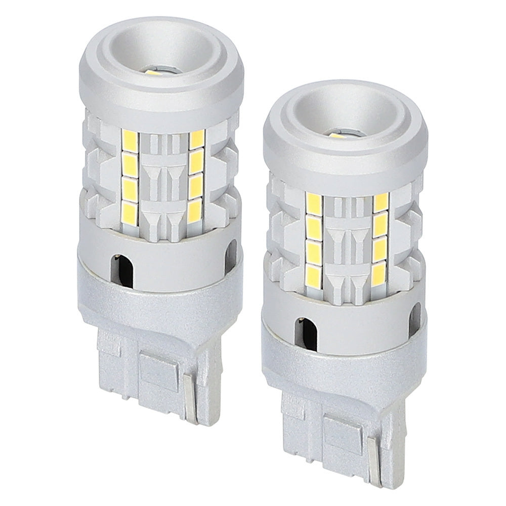 Heise HE-C7440W 7440 White Bulbs with Integrated Internal CANBUS System - 2-Pack