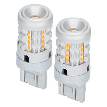 Load image into Gallery viewer, Heise HE-C7443A 7443 Amber Bulbs with Integrated Internal CANBUS System - 2-Pack