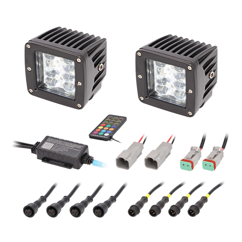 Heise HE-CHASE-CLKT Standard Mount Chasing LED Cube Lights