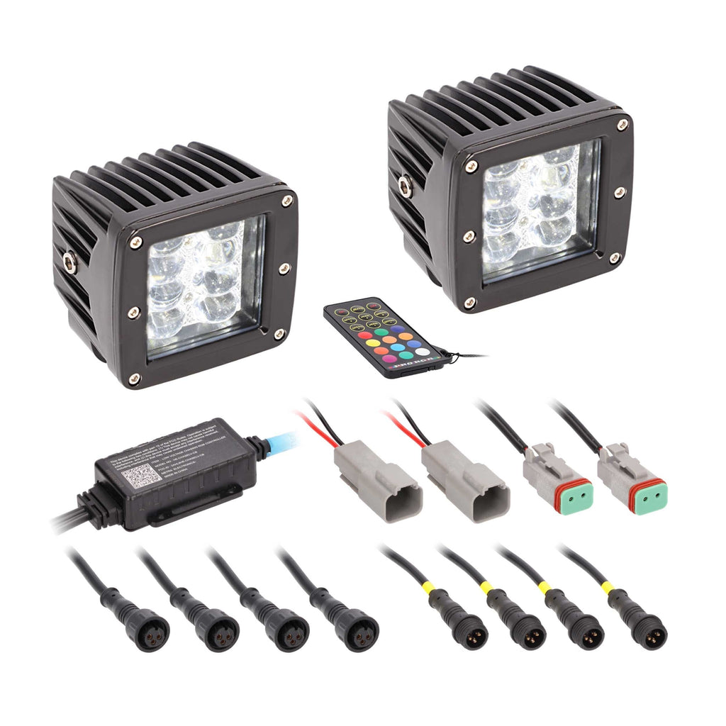 Heise HE-CHASE-CLKT Standard Mount Chasing LED Cube Lights