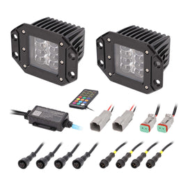 Heise HE-CHASE-FCLKT 3” Flush Mount Chasing Cube Light Set