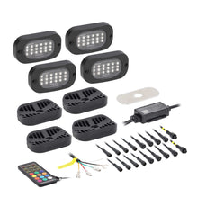 Load image into Gallery viewer, Heise HE-CHASE-K4 Chasing Wide Angle Rock Light Kit - 4 Pack