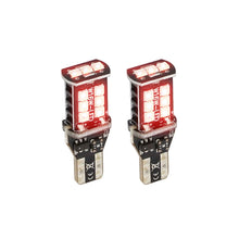 Load image into Gallery viewer, Heise HE-CT15R T15 Red LED Bulbs with Integrated Internal CANBUS System - 2-Pack