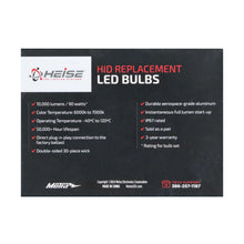 Load image into Gallery viewer, Heise HE-D5SR-HID D5 HID to LED Conversion Bulb