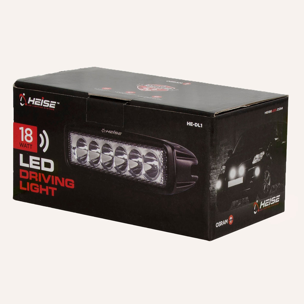 Heise HE-DL1 Single Row Driving Light - 6 LED
