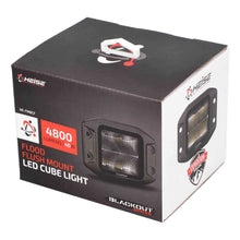 Load image into Gallery viewer, Heise HE-FMBCF Blackout Flush Mount 3.5" Cube 4 LED Light - Flood