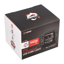 Load image into Gallery viewer, Heise HE-FMBCS Blackout Flush Mount 3.5" Cube 4 LED Light - Spot