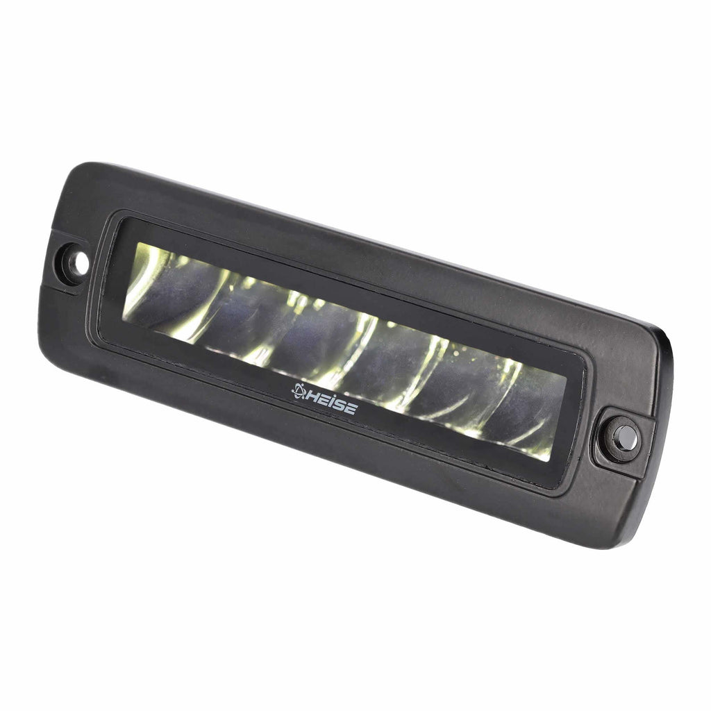 Heise HE-FMBL1 Blackout Flush Driving Light - Spot
