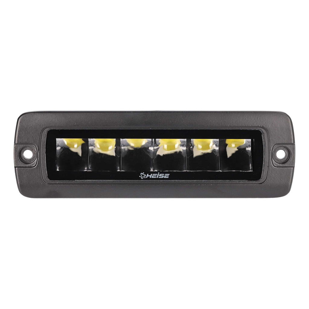 Heise HE-FMBL1 Blackout Flush Driving Light - Spot