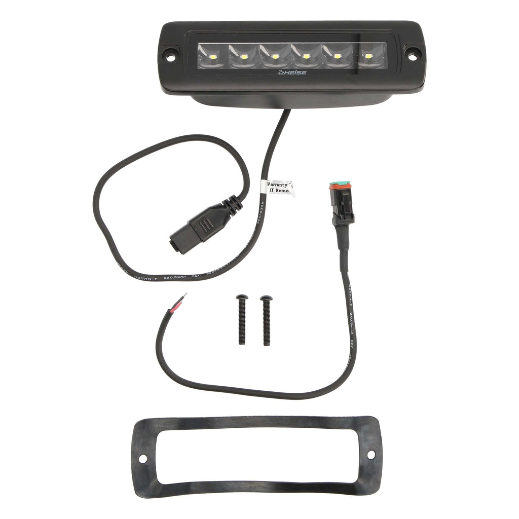 Heise HE-FMBL1 Blackout Flush Driving Light - Spot