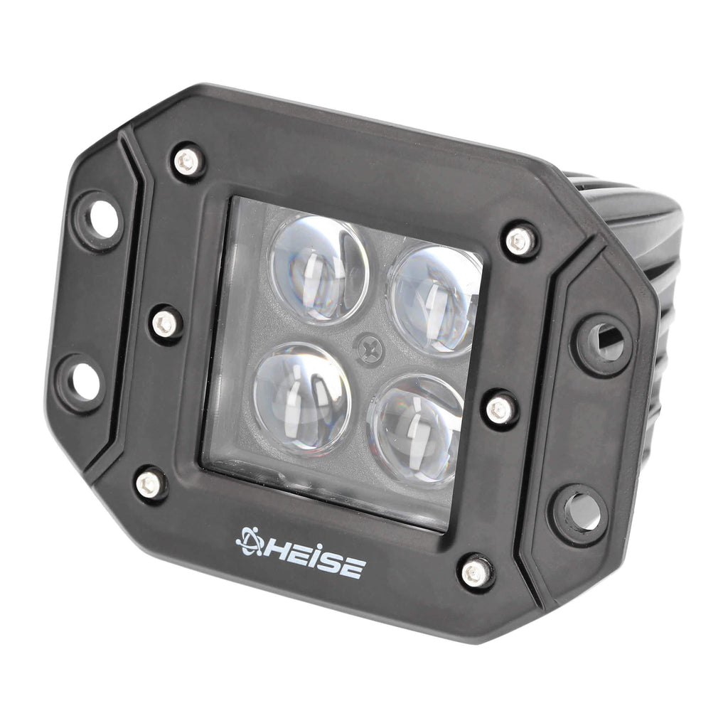 Heise HE-FMICL2 Infinite Flush Mount 5" Cube 8 LED Light - Spot