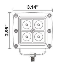 Load image into Gallery viewer, Heise HE-ICL2PK Improved Infinite Cube RGB Light - 3 Inch, 4 LED, 2-Pack