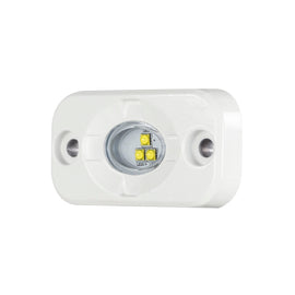 Marine HE-ML1 White Auxiliary Lighting Pod - 1.5 Inch x 3 Inch