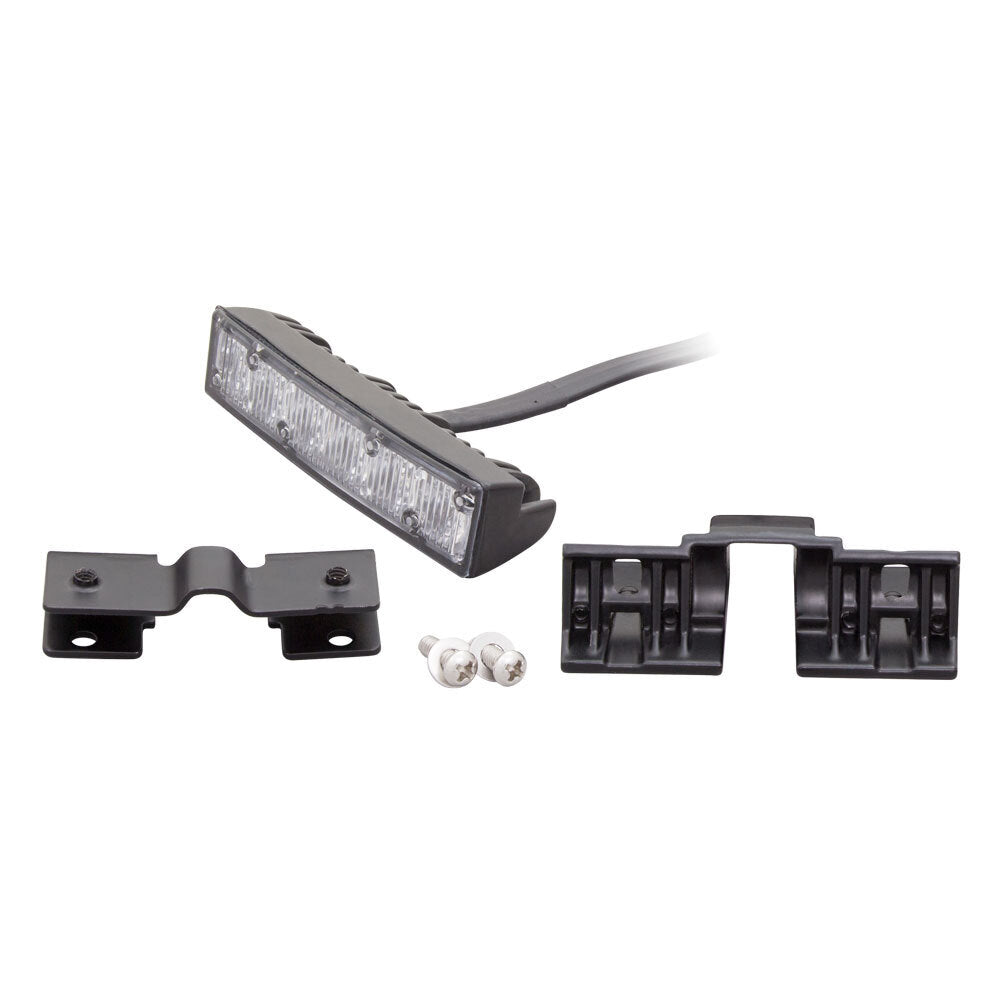 Heise Municipality HE-MUGRL-6WA White/Amber Grille Marker Lights - 4.1 Inch, 6 LED