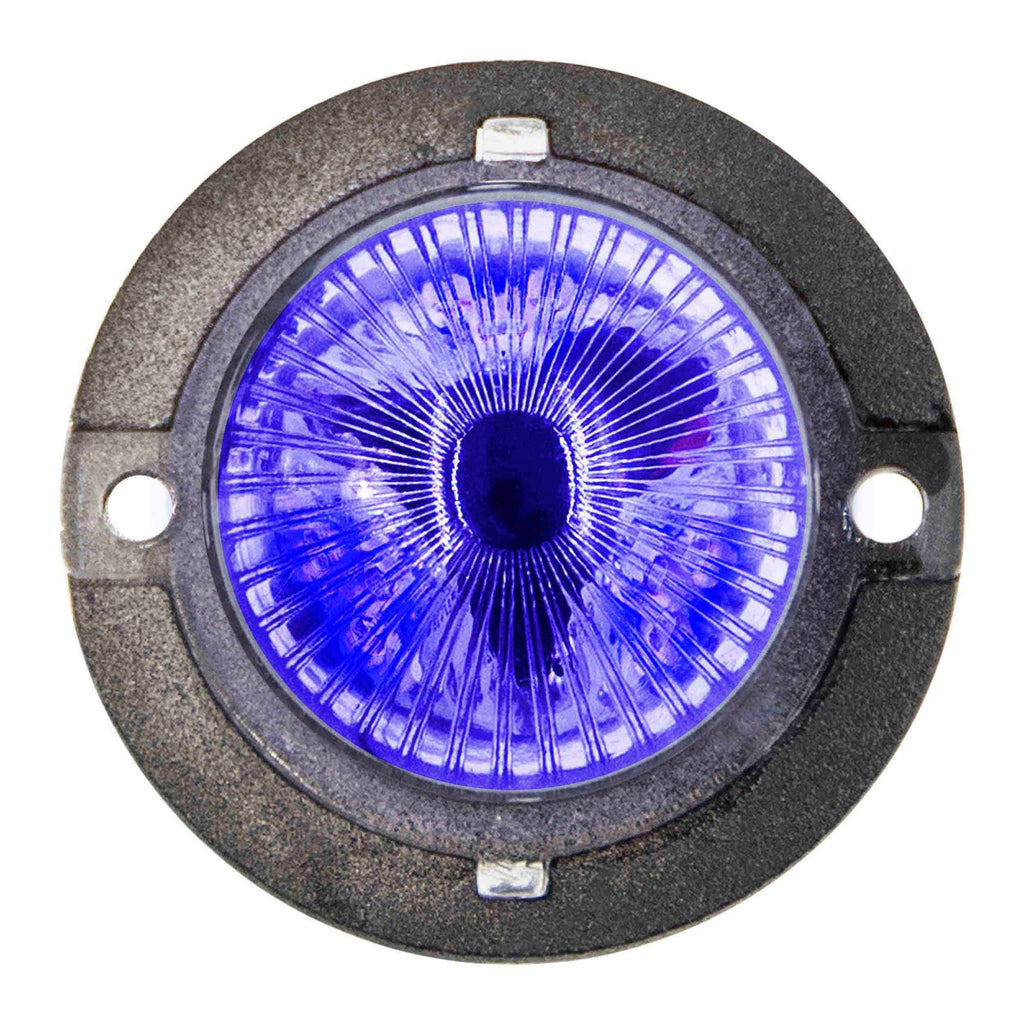 Heise Municipality HE-MUHSR-B Hidden Strobe Blue Marker Lights - 1 Inch, 9 LED