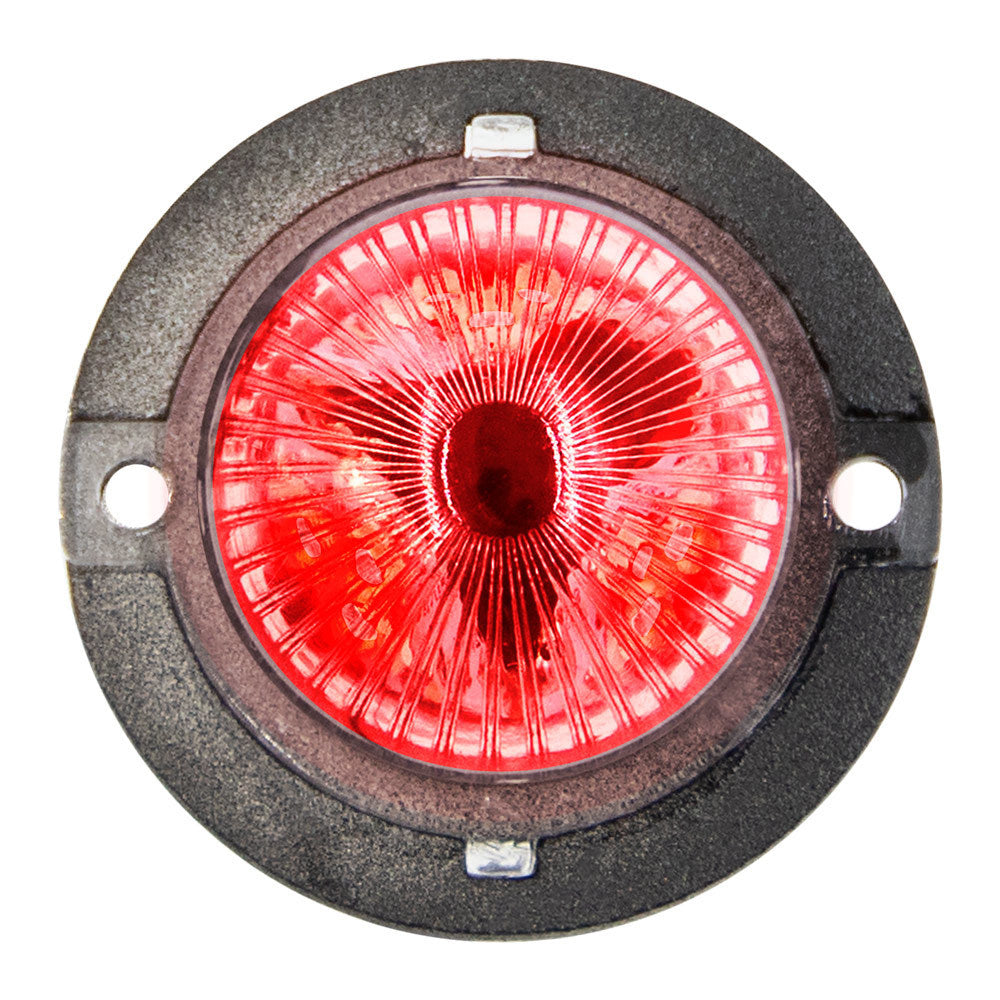 Heise Municipality HE-MUHSR-R Hidden Strobe Red Marker Lights - 1 Inch, 9 LED