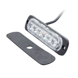 Heise Municipality HE-MULTE-6BA Bi-Color Blue/Amber Marker Lights - 4.4 Inch, 6 LED