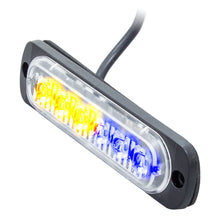 Load image into Gallery viewer, Heise Municipality HE-MULTE-6BA Bi-Color Blue/Amber Marker Lights - 4.4 Inch, 6 LED