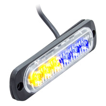 Load image into Gallery viewer, Heise Municipality HE-MULTE-6BA Bi-Color Blue/Amber Marker Lights - 4.4 Inch, 6 LED