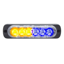 Load image into Gallery viewer, Heise Municipality HE-MULTE-6BA Bi-Color Blue/Amber Marker Lights - 4.4 Inch, 6 LED