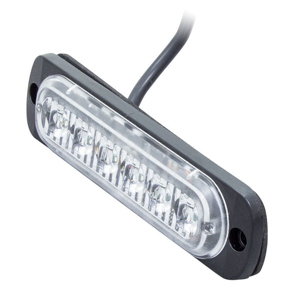 Heise Municipality HE-MULTE-6WA White/Amber Lights - 4.4 Inch, 6 LED