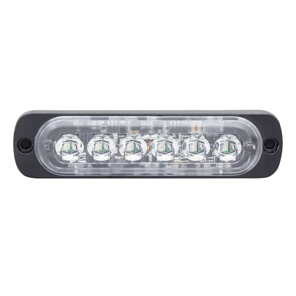 Heise Municipality HE-MULTE-6WA White/Amber Lights - 4.4 Inch, 6 LED