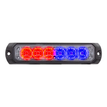 Load image into Gallery viewer, Heise Municipality HE-MUMRK-6BR Bi-Color Blue/Red Marker Lights - 4.9 Inch, 6 LED